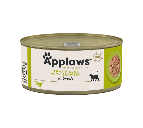 Applaws Katzenfutter Thunfischfilet mit Meeresalgen in Brühe 156 g