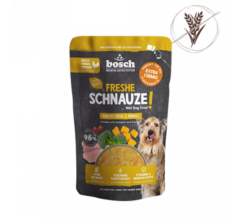 bosch Freshe Schnauze Nassfutter Huhn mit Kürbis & Brokkoli 250 g