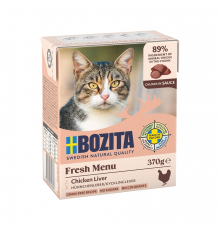Bozita Häppchen in Soße mit Hühnchenleber 370 g