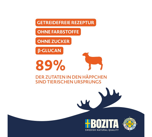 Влажный корм для кошек – Bozita Häppchen in Soße mit Lamm 370 g