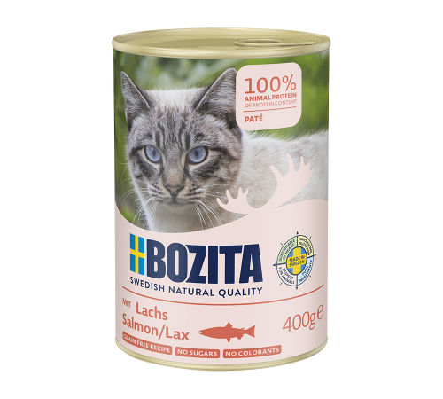 Влажный корм для кошек – Bozita Paté mit Lachs 400 g