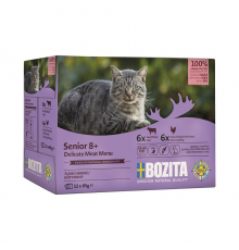 Bozita Senior 8+ Häppchen in Soße mit Fleisch Multibox 12x85 g