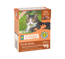 Bozita Sterilised Häppchen in Gelee mit Huhn & Rind 370 g