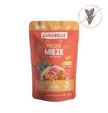 Sanabelle Freshe Mieze Nassfutter Pute & Huhn 100 g