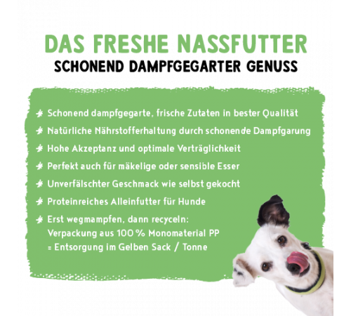 bosch Freshe Schnauze Nassfutter Pute mit Quinoa & Spinat 250 g