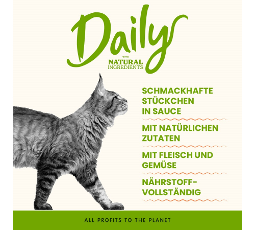Nassfutter für Katzen – Almo Nature Daily mit Huhn und Rind 70 g