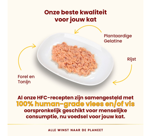 Nassfutter für Katzen – Almo Nature HFC Jelly Forelle und Thunfisch 70 g