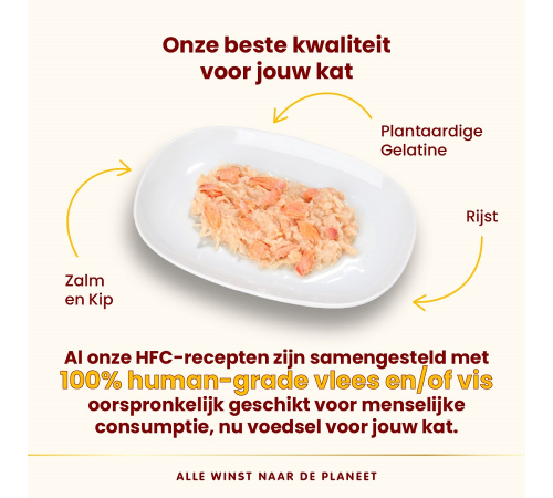 Nassfutter für Katzen – Almo Nature HFC Jelly Lachs und Huhn 70 g