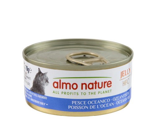 Вологий корм для котів – Almo Nature HFC Jelly Ozeanfisch 70 g