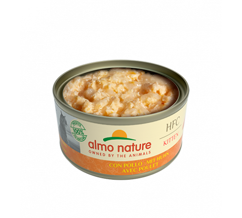 Nassfutter für Kitten – Almo Nature HFC Kitten mit Huhn 70 g