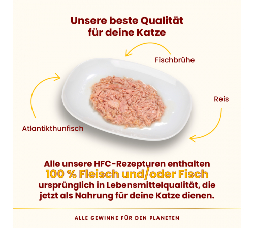 Nassfutter für Katzen – Almo Nature HFC Natural Atlantikthunfisch 70 g