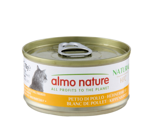 Nassfutter für Katzen – Almo Nature HFC Natural Hühnerbrust 70 g