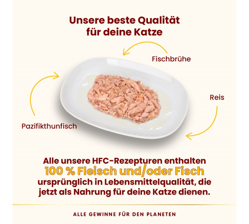 Nassfutter für Katzen – Almo Nature HFC Natural Pazifikthunfisch 70 g