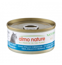 Almo Nature HFC Natural Thunfisch, Huhn und Käse 70 g