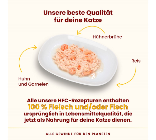Nassfutter für Katzen – Almo Nature HFC Natural Thunfisch und Garnelen 70 g