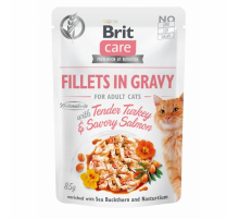 Brit Care Cat Pouch Tender Turkey & Savory Salmon 85 g