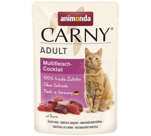 Влажный корм для кошек – Animonda Carny Adult Multifleisch-Cocktail 85 g