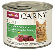Animonda Carny Adult Rind, Pute + Kaninchen 200 g