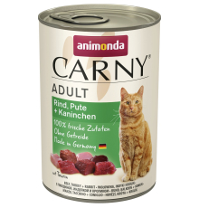 Animonda Carny Adult Rind, Pute + Kaninchen 400 g