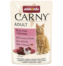 Animonda Carny Adult Rind, Pute + Shrimps 85 g