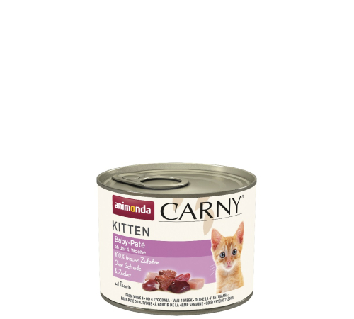 Nassfutter für Kitten – Animonda Carny Kitten Baby-Paté 200 g