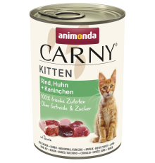 Animonda Carny Kitten Rind, Huhn + Kaninchen 400 g