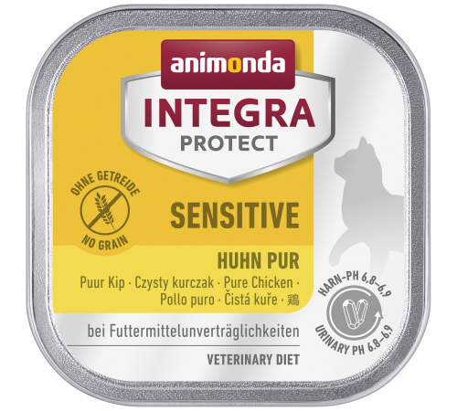 Nassfutter für Katzen – Animonda INTEGRA PROTECT Adult Sensitive Huhn pur 100 g