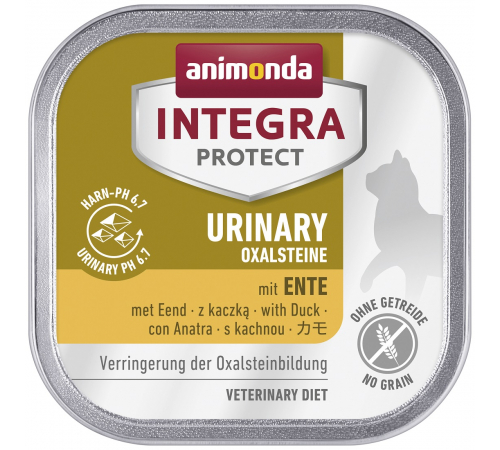 Nassfutter für Katzen – Animonda INTEGRA PROTECT Adult Urinary Oxal mit Ente 100 g