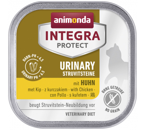 Nassfutter für Katzen – Animonda INTEGRA PROTECT Adult Urinary Struvit mit Huhn 100 g