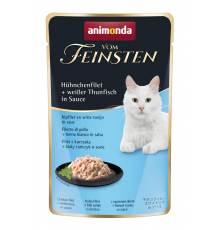 Animonda vom Feinsten Adult Hühnchenfilet + weißer Thunfisch in Sauce 50 g