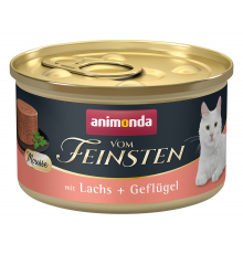 Animonda vom Feinsten Adult Mousse mit Lachs + Geflügel 85 g