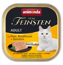 Animonda vom Feinsten Adult Schlemmerkern mit Pute, Rindfleisch + Karotten 100 g
