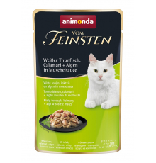 Animonda vom Feinsten Adult Weißer Thunfisch, Calamari + Algen in Sauce 50 g