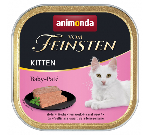Влажный корм для кошек – Animonda vom Feinsten Kitten Baby-Paté 100 g