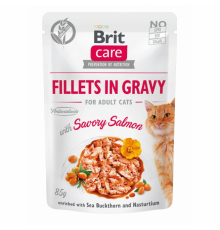 Brit Care Cat Pouch Savory Salmon 85 g