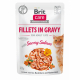 Вологий корм для котів – Brit Care Cat Pouch Savory Salmon 85 g