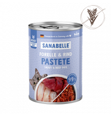 Sanabelle Nassfutter Pastete Forelle & Rind 195 g