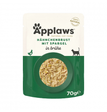 Applaws Katzen Hühnchen mit Spargel in Brühe 70 g