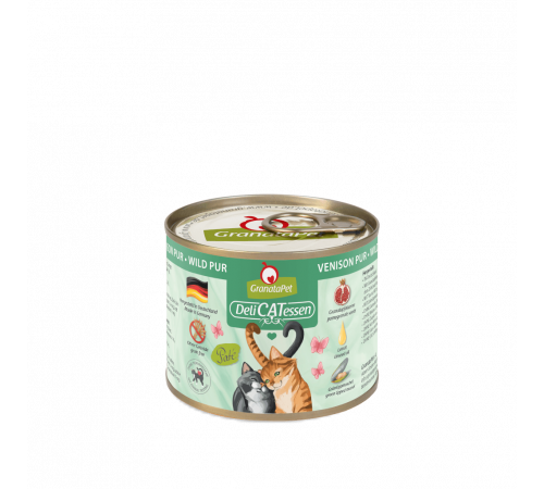 Влажный корм для кошек – GranataPet DeliCATessen Wild PUR 200 g