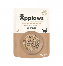 Applaws Katzen Hühnchenbrust mit Wildreis in Brühe 70 g