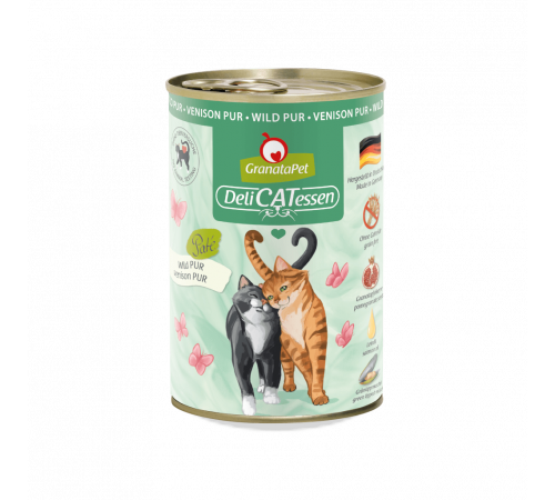 Влажный корм для кошек – GranataPet DeliCATessen Wild PUR 400 g