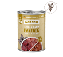 Sanabelle Nassfutter Pastete Ente & Huhn 195 g