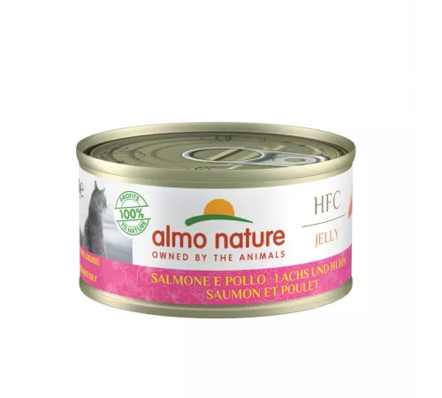 Nassfutter für Katzen – Almo Nature HFC Jelly Lachs 70 g