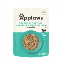 Applaws Katzen Thunfisch mit Anchovis in Brühe 70 g