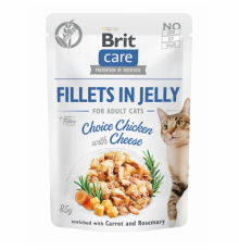 Brit Care Cat Pouch Choice Chicken with Cheese in Jelly 85 g