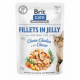 Вологий корм для котів – Brit Care Cat Pouch Choice Chicken with Cheese in Jelly 85 g