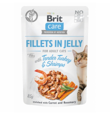Brit Care Cat Pouch Tender Turkey & Shrimps in Jelly 85 g