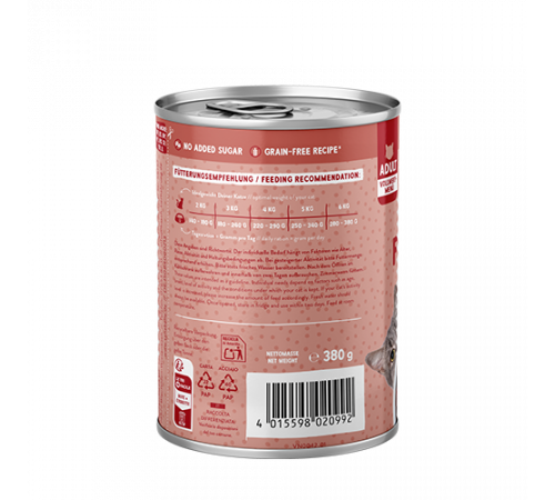 Sanabelle Nassfutter Filets in Soße Rind & Pute 380 g