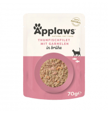Applaws Katzen Thunfischfilet mit Garnelen in Brühe 70 g