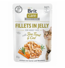 Brit Care Cat Pouch Trout & Cod in Jelly 85 g